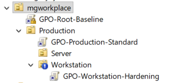 First combined result with Block Inheritance and Enforced